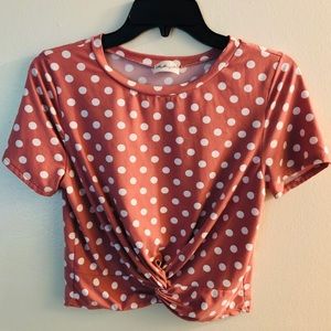 Polka Dot Crop Top